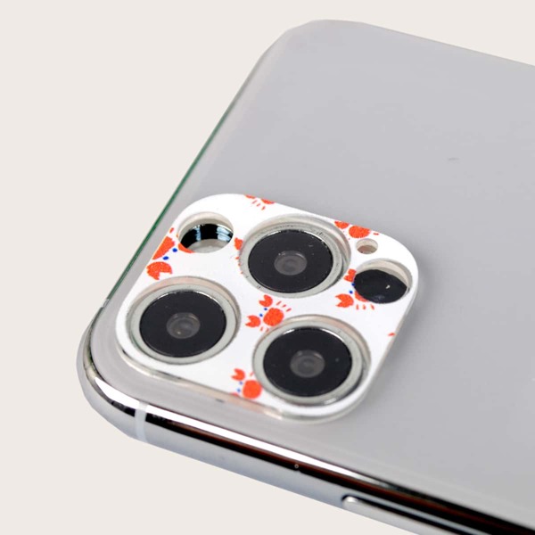 

Cartoon Crab Camera Lens Protector, White