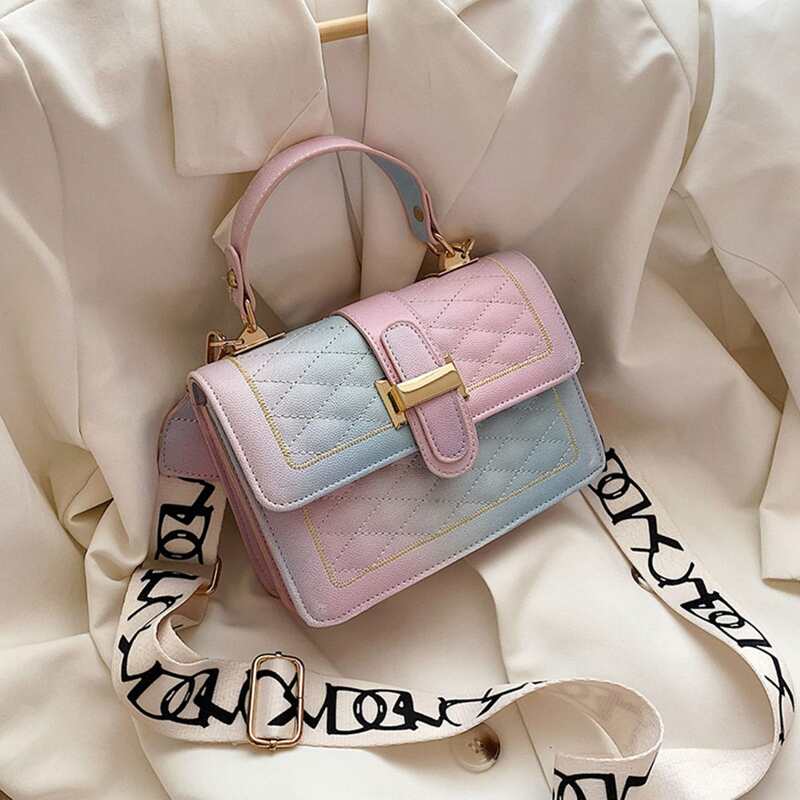 

Quilted Satchel Bag, Pink
