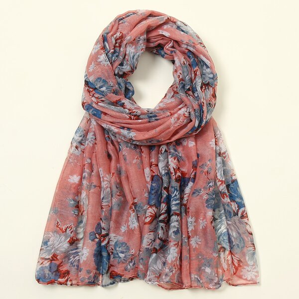 

Floral Print Scarf, Multicolor