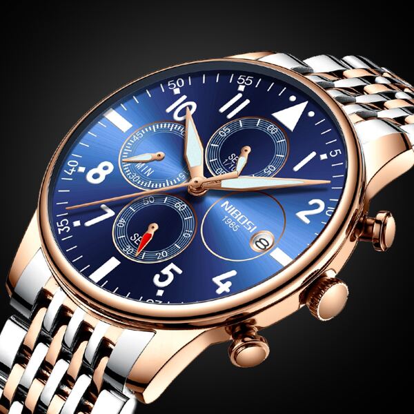 

Men Triple Dial Date Quartz Watch
