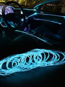 1 cái đèn xe hơi Led - Màu xanh bạc hà - Xem 2