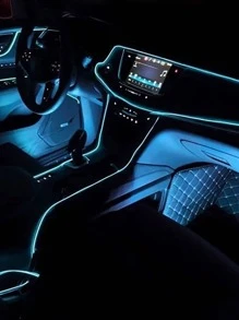 1 cái đèn xe hơi Led - Màu xanh bạc hà - Xem 3