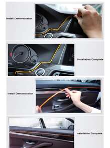 1 cái đèn xe hơi Led - Màu xanh bạc hà - Xem 4