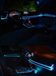 1 cái đèn xe hơi Led - Màu xanh bạc hà - Xem 7