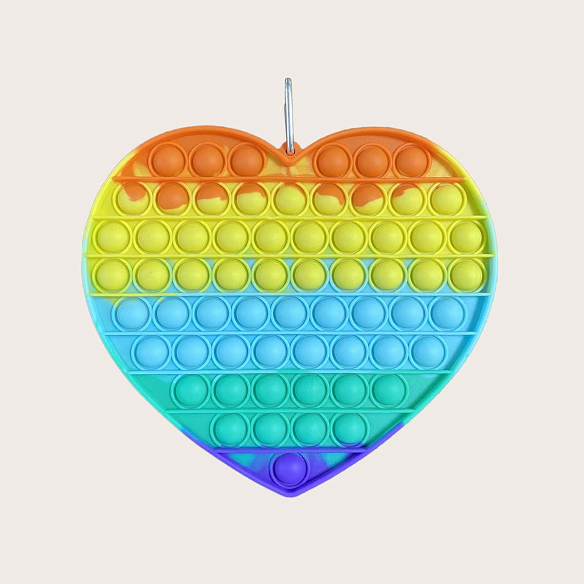 

Heart Shaped Push Pop Bubble, Multicolor