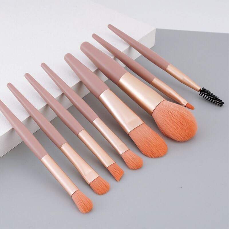 

8pcs Makeup Brush Set, Pink