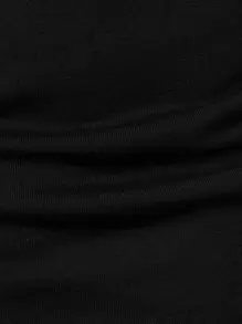 Manfinity Homme Men Contrast Binding Polo Shirt, Black And Red Polo Shirt, Men Golf Shirt, Short Sleeve Polo Shirt - Black - View 6