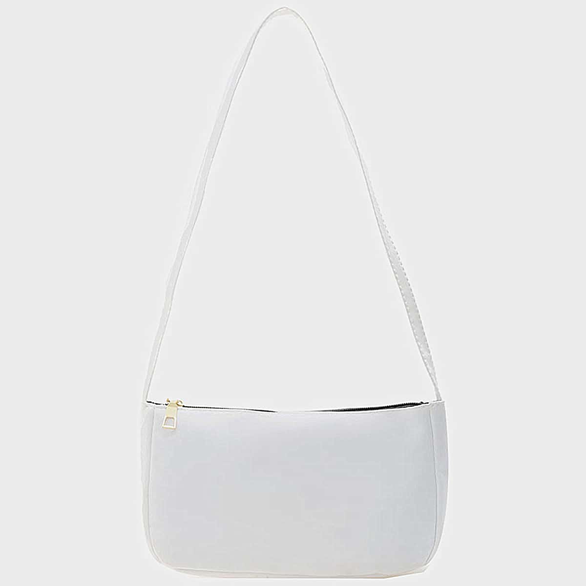 

Minimalist Baguette Bag, White