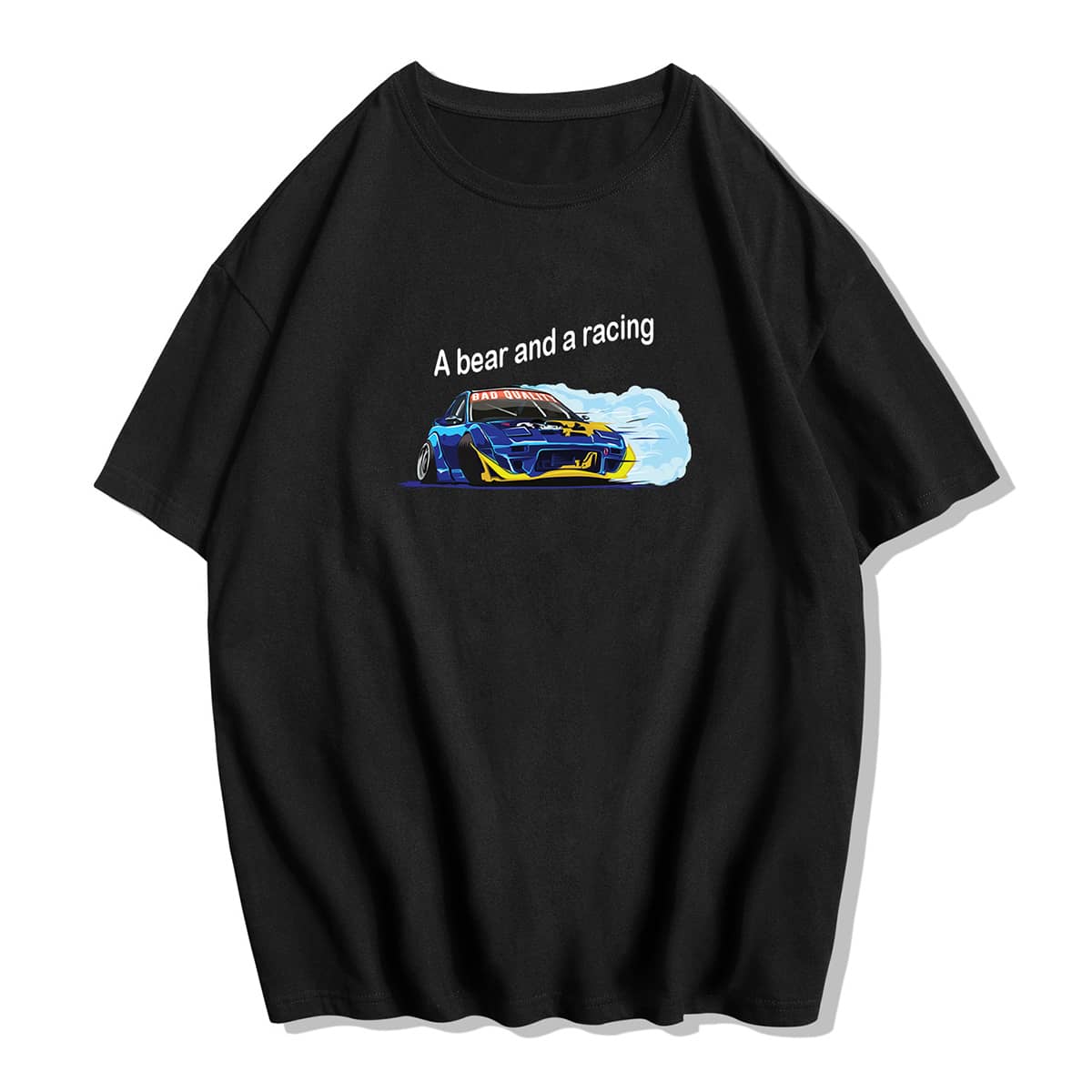 

Guys Car & Letter Graphic Tee, Black