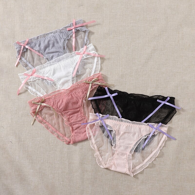 

5pcs Mesh Panty, Multicolor
