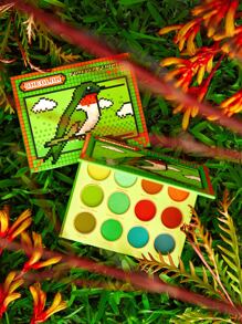 SHEGLAM Forever Feather Palette 12-Clolor Shimmer Matte Eyeshadow Palette Bold Color Red Green Blue Long Lasting No Smudge Highly Pigmented Soft Smooth Eyeshadow Eye Makeup Cosmetics Brand Beauty Makeup Face Paint Cosmetic For Women Girls Perfect For Winter Spring Ideal For Y2K Fancy Fashion Suitable For Birthday Gift Party Ready Best Color - Forever Feather - View 5