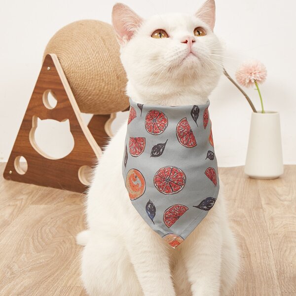 

Fruit Print Pet Bandana, Multicolor