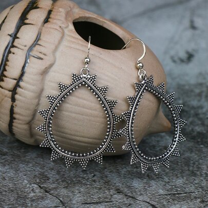 Textured Metal Earrings