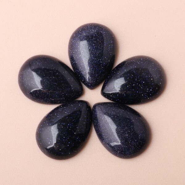 

5pcs Water Drop Jewelry Accessory, Navy blue