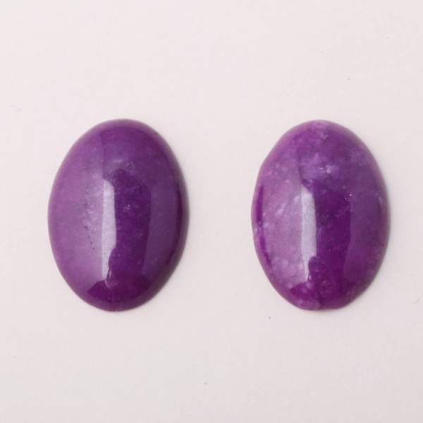 

2pcs Stone DIY Jewelry Accessory, Purple