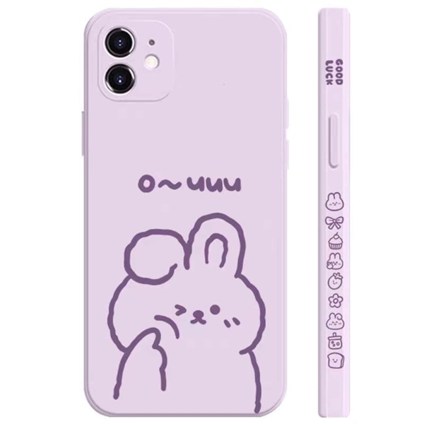 

Cartoon Bear Phone Case, Purple
