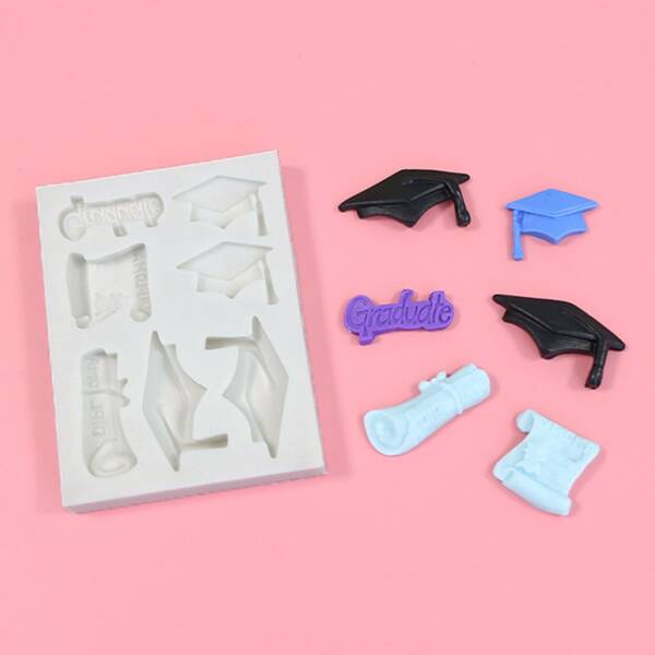 

1pc Graduation Design Mold, White