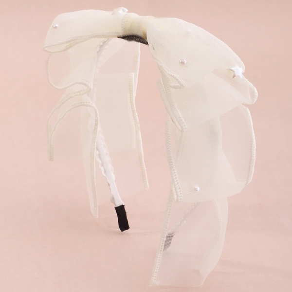 

Toddler Girls Bow Knot Hair Hoop, Beige
