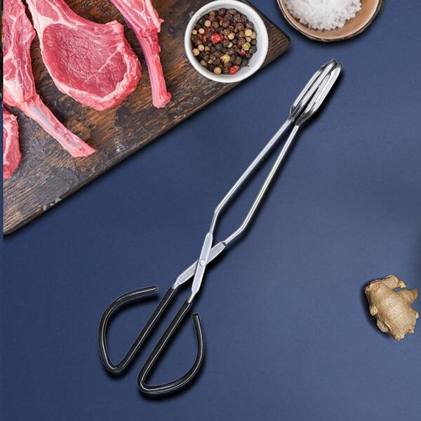 

1pc 12 Inch Barbecue Clip, Silver