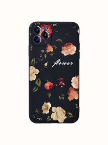 Vỏ điện thoại hình hoa hồng - màu đen - Xem 1