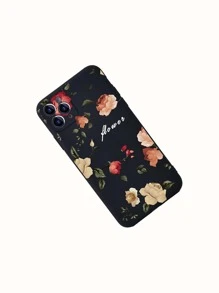 Vỏ điện thoại hình hoa hồng - màu đen - Xem 2