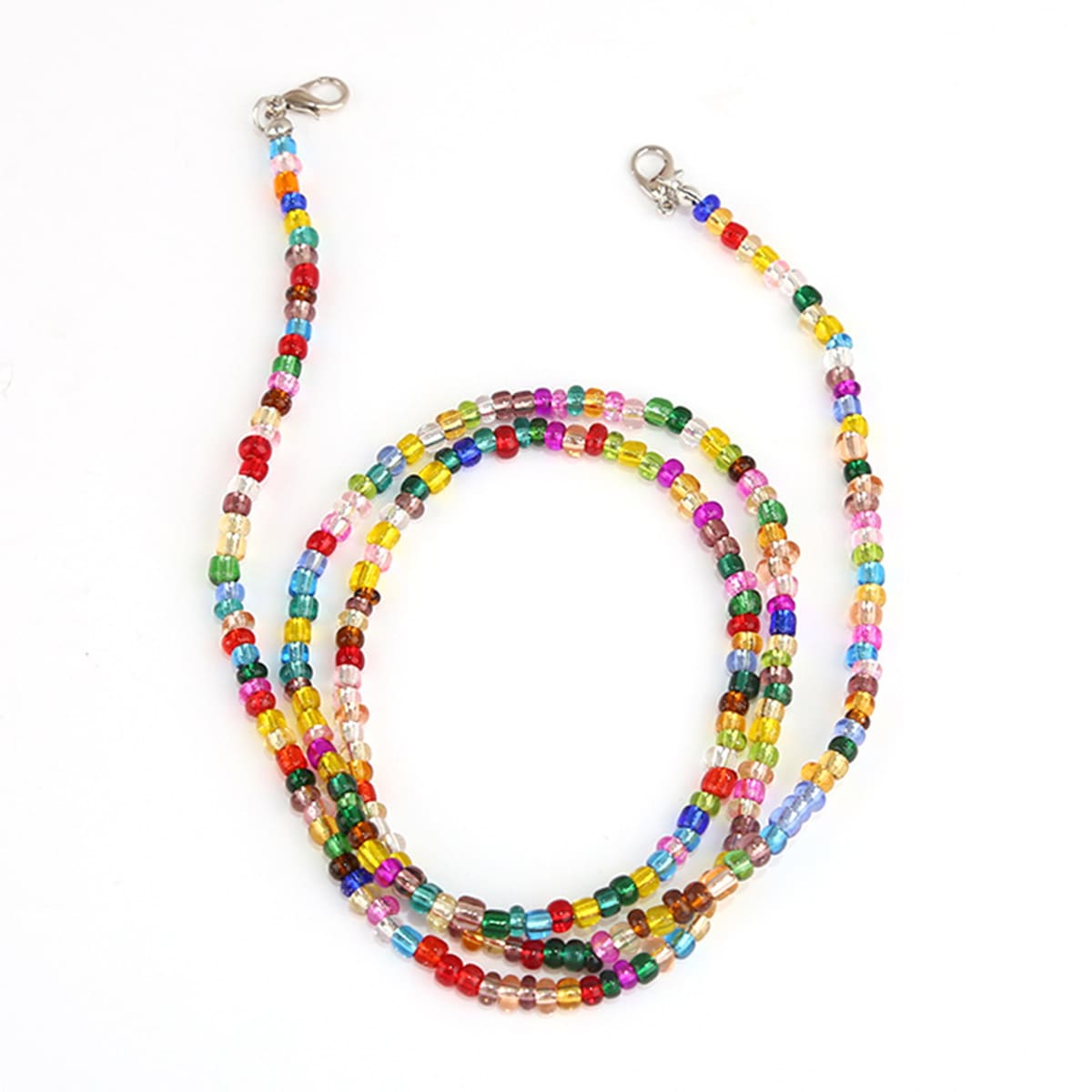 

1pc Beaded Face Mask Chain, Multicolor