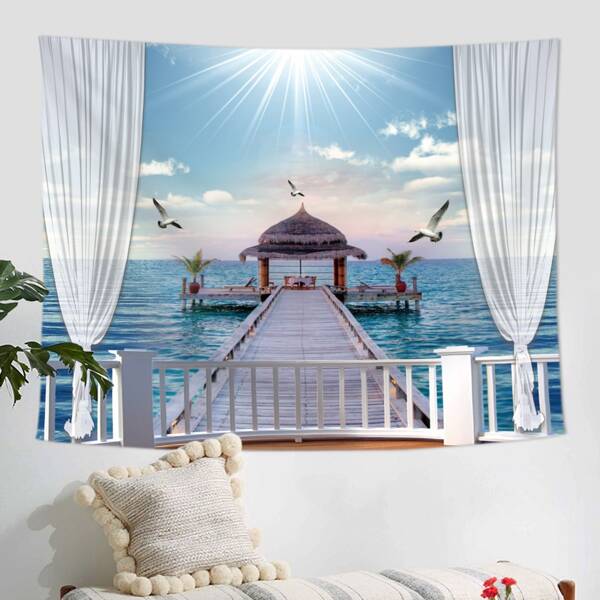

Scenery Pattern Tapestry, Multicolor