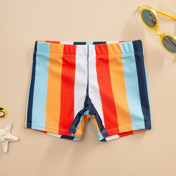 

Baby Boys Striped Swim Trunks, Multicolor