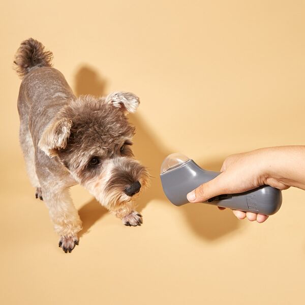 

1pc Pet Leaking Toy, Grey