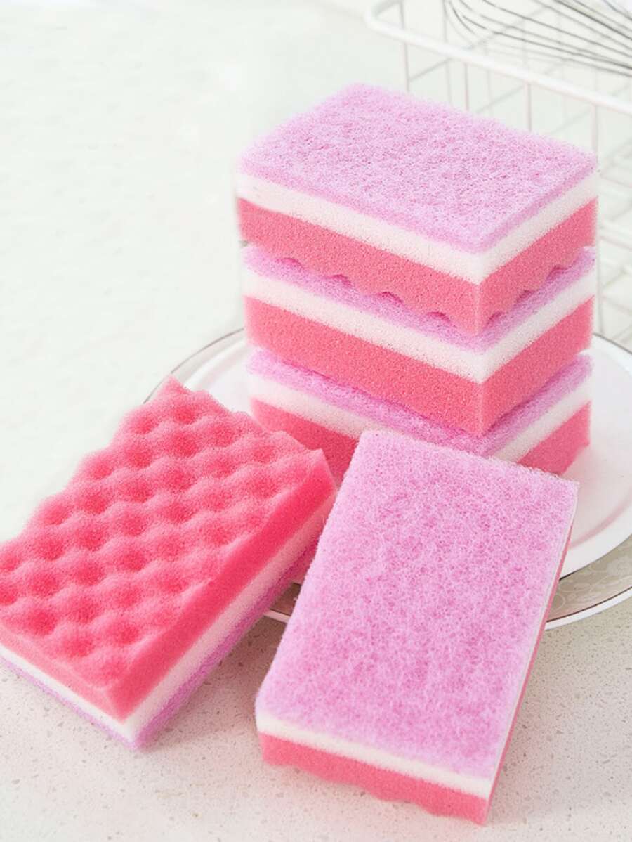 1pc Random Color Cleaning Sponge - Multicolor - View 1