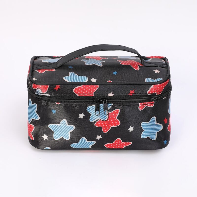 

Star Pattern Makeup Bag, Multicolor