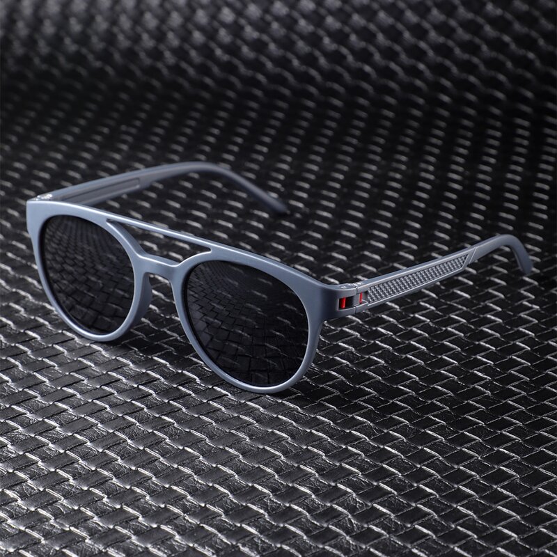 

Guys Round Frame Sunglasses, Black