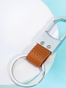 Chuỗi khóa tối giản dành cho nam - Bạc - Xem 3