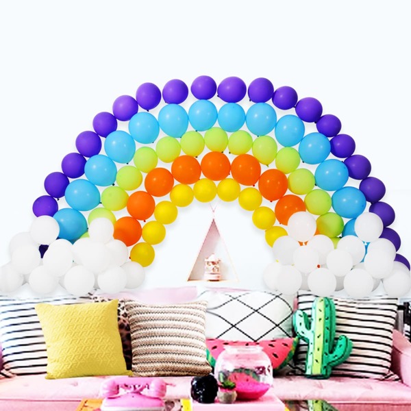 

112pcs Decorative Balloon Garland, Multicolor