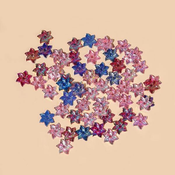 

80pcs DIY Flower Decoration, Multicolor