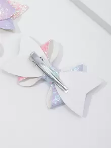 2pcs Toddler Girls Bow Hair Clip
