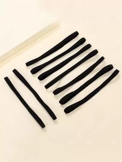 9 st. enfärgat hårband casual gym pannband turban pannband svettband, skolsaker, college, pannband höst vinter håraccessoarer för kvinnor för semesterkläder kvinna elegant halsduk kvinnor bandana mjuk huvudbonad