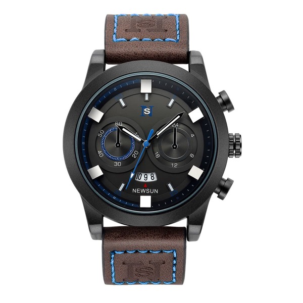 

Men Luminous Pointer Date Quartz Watch