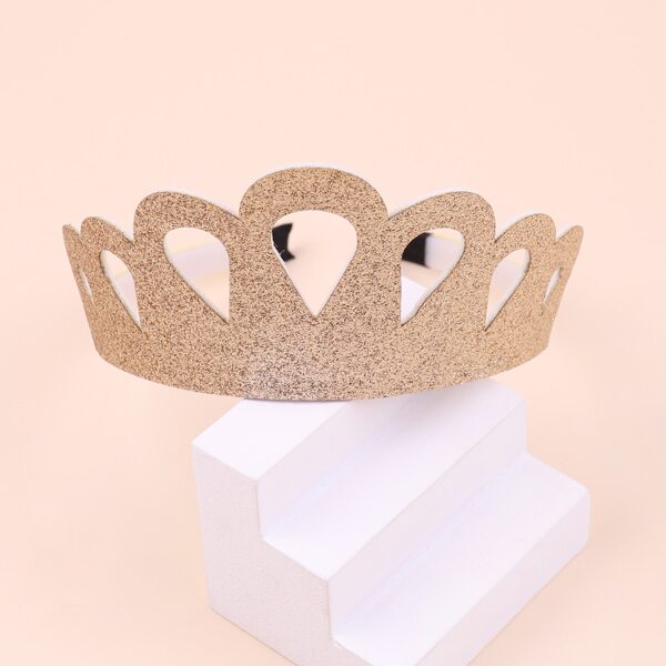 

Toddler Girls Crown Design Headband, Gold