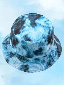 Men Tie Dye Bucket Hat - Multicolor - View 3