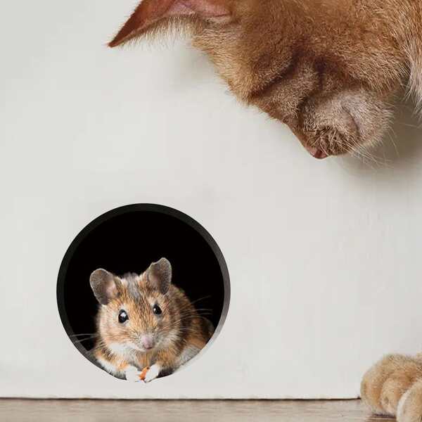 

Mouse Print Wall Sticker, Multicolor
