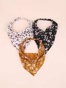 3 chiếc Băng đô in hoa cho bé gái - Nhiều màu - Xem 1