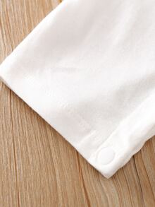 Yierying 男嬰老虎印花T恤連身短褲 - 彩色 - 查看 3