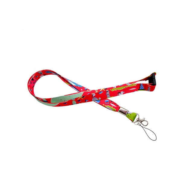 

1pc Cartoon Graphic Lanyard, Multicolor