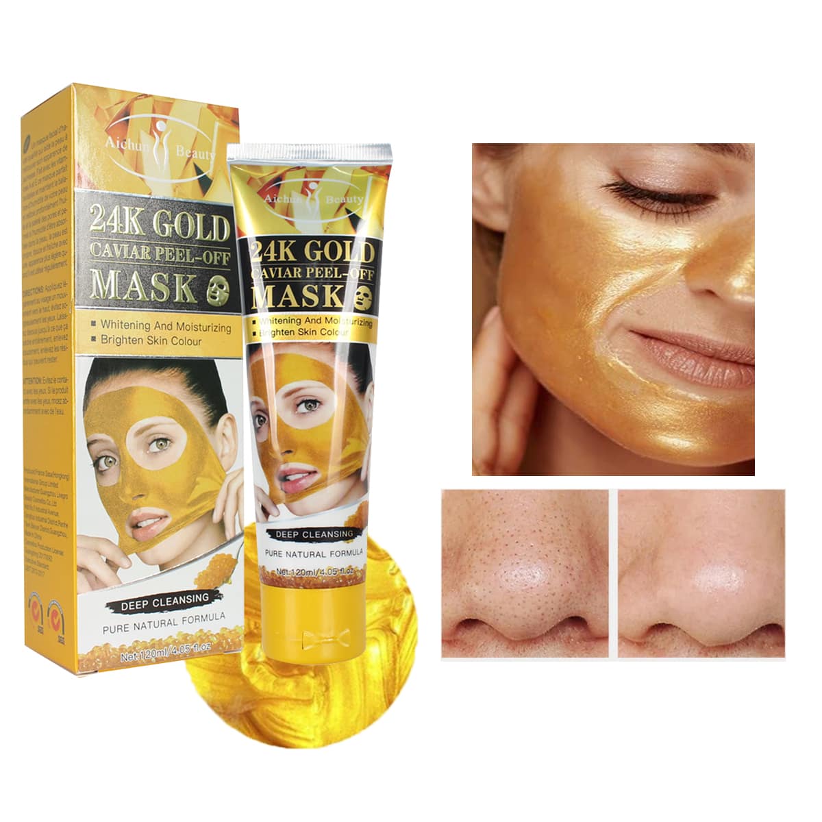 

Caviar Peel-Off Face Cream, Gold