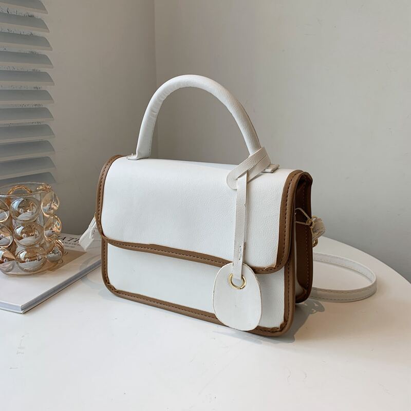 

Minimalist Satchel Bag, White