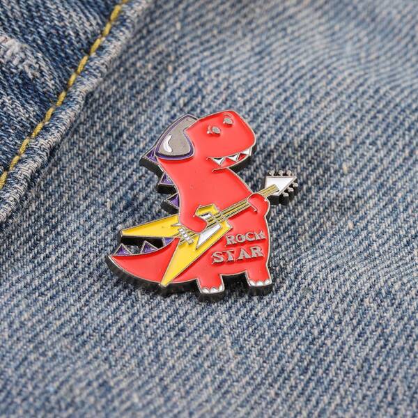 

1шт Брошь в мультипликационной форме, Красный