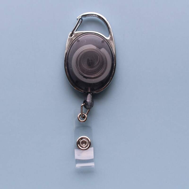 

1pc Elastic ID Badge Buckle, Black