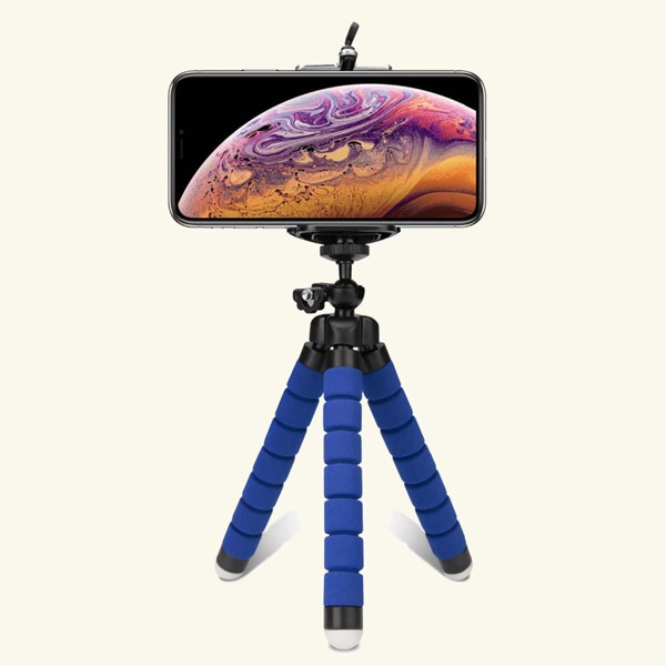 

Tripod Phone Holder, Blue