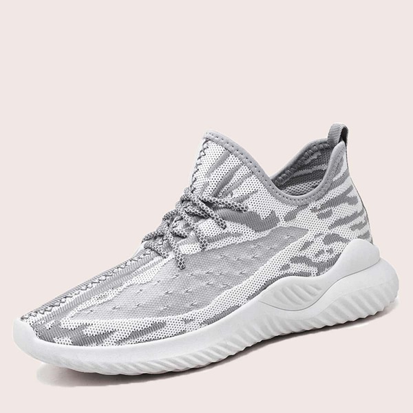 

Men Lace Up Front Sneakers, Grey